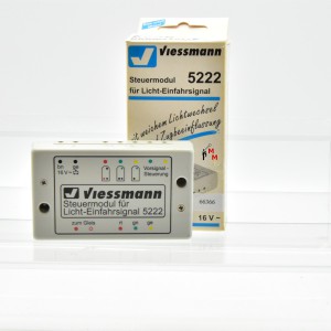 Viessmann 5222 Steuermodul für Licht-Einfahrsignal, (66366)