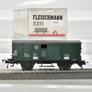 Fleischmann 5351 Ged. Gerätewagen, Kranzug-Beiwagen, (99494)