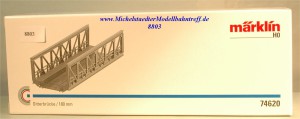(Neu) Märklin 74620 Gitterbrücke 180mm,