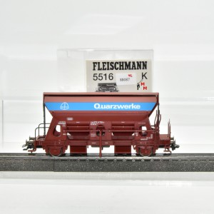 Fleischmann 5516 K Selbstentladewagen "Quarzwerke", der DB, Wechselstrom, (88087)