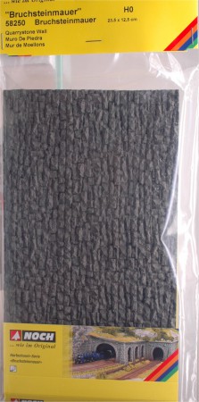 (Neu) Noch 58250 Bruchsteinmauer, handkoloriert,