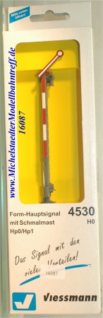(Neu) Viessmann 4530 Form-Hauptsignal mit Schmalmast, (16087)