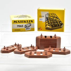 Märklin 7065 Unterlegplatte 6mm, 10 Stück in OVP, (78953)