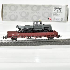 Piko 72018 Rungenwagen mit LKW der DB Ep.III, (78470)