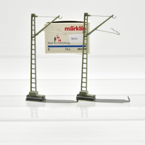 Märklin 74100 Mast für Fahrleitung, (10 Stück), (78952)