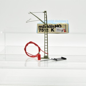 Märklin 7512 Oberleitungs-Anschlussmast für Signale, (78916)