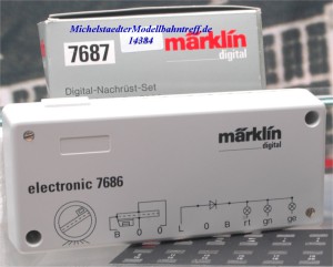 Märklin 7687 Digital-Nachrüstset für Drehscheibe, (14384)