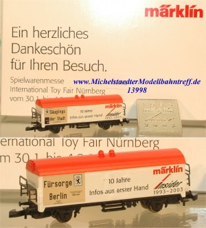 Märklin 8S2003 Spielwarenmesse 2003, (13998)