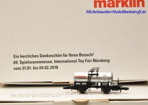 (Neu) Märklin 80128 Spielwarenmesse 2018, Spur Z,