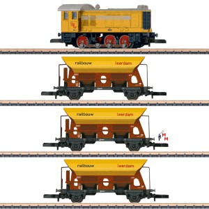 (Neu) Märklin 81771 Märklin Spur Z  Gleisbauzug mit BR V36, "Railbouw Leerdam" der NS,