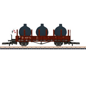 (Neu) Märklin Spur Z 82103 Rungenwagen der DB, Ep.IV,