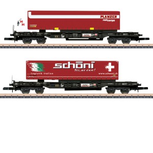 (Neu) Märklin Spur Z 82273 Taschenwagen-Set, Ep.VI,