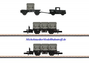 (Neu) Märklin 82329 Spur Z Güterwagen-Set "Von Haus zu Haus", DB, Ep.III,