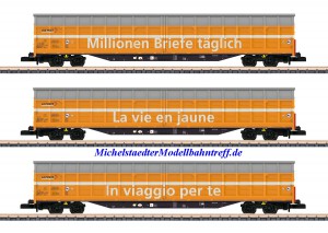 (Neu) Märklin 82417 Spur Z Schiebewandwagen-Set, SBB, Ep.VI,