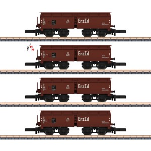 (Neu) Märklin Spur Z, 82710 Selbstenladewagen-Set, der DB, Ep.III
