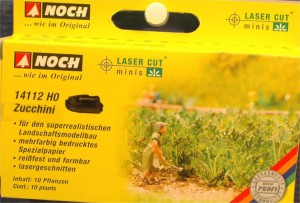 (Neu) Noch 14112 Laser Cut "Zucchini", H0,