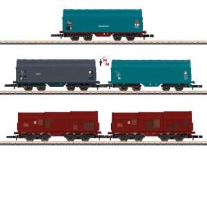 (Neu) Märklin Spur Z 86358 Güterwagen-Set der SNCB, Ep.VI,