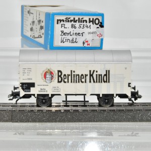 Fleischmann 86 5341 Privatwagen der Brauerei „Berliner Kindl“, Wechselstrom, (99493)