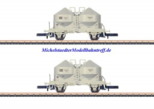 (Neu) Märklin 86665 Spur Z Staubsilo-Wagenset, DB, Ep.IV,