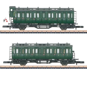 (Neu) Märklin Spur Z 87042 Personenwagen-Set der DB, Ep.IIIb,