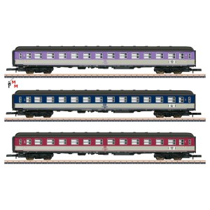 (Neu) Märklin Spur Z 87402 Schnellzugwagenset "Pop-Wagen" DB,