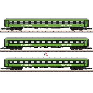 (Neu) Märklin MHI Spur Z 87403 Wagenset -1, "Flixtrain" DB, Ep.VI,
