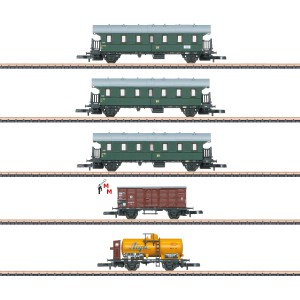 (Neu) Märklin 87503 Spur Z Wagenset "Rüganer Bäder", DR, Ep.III,