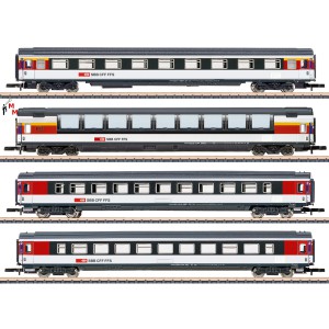 (Neu) Märklin 87663 Spur Z Wagenset "EuroCity", SBB, Ep.VI,