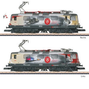 (Neu) Märklin 88596 Märklin Spur Z E-Lok Re 460 der SBB, "175 Jahre Schweizer Bahnen",