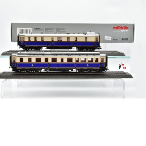 Märklin 89265 Salonwagen des Kaisers und dem Hofzug-Gepäckwagen, aus 2681, (30288)
