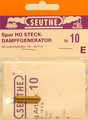 (Neu) Seuthe Nr. 10E H0 Steck-Dampfgenerator,