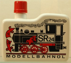 (Neu) Modellbahnöl SR24, Dampf- und Reinigungsöl,