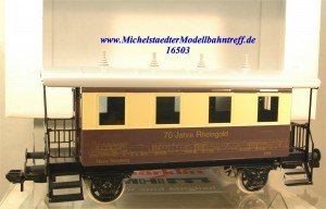 Märklin Maxi 54709 Plattformwagen "70 Jahre Rheingold", (16503)