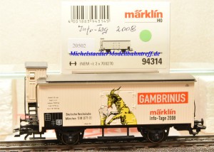 Märklin 94314 Info-Tage-Wagen 2008, (20502)