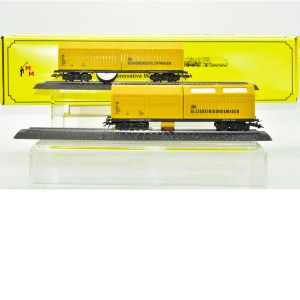 Lux 9630 Gleisstaubsauger und Schienen- und Oberleitungsreinigungswagen, HO, (99991)