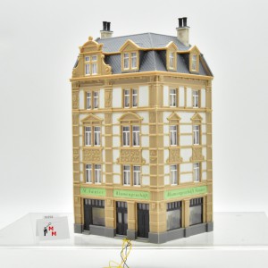 Faller 130916 Stadt-Eckhaus Goethestr. 62, beleuchtet, fertig gebaut, (99394)