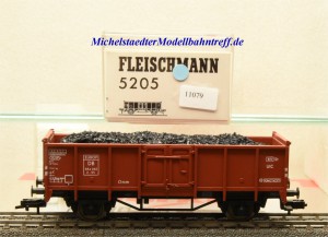 Fleischmann 5205 Offener Güterwagen mit Ladegut, DB, (11079)