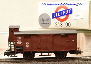 Liliput 213 00 Ged. Güterwagen der DRG, mit Federpuffer, (20031)