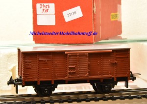 Trix Express 3453 Gedeckter Güterwagen der DB, (22138)