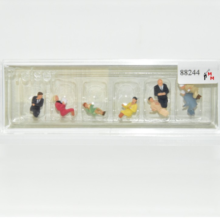 Preiser 10299 Sitzende Reisende für Speisewagen, (88244)