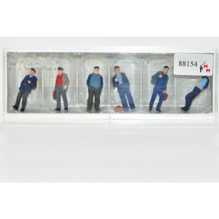 Preiser 10350 Industrie- und Hafenarbeiter, (88154)