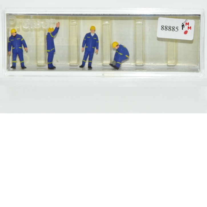 Preiser 10433 THW-Helfer in Kleidung um 1999, (88885)