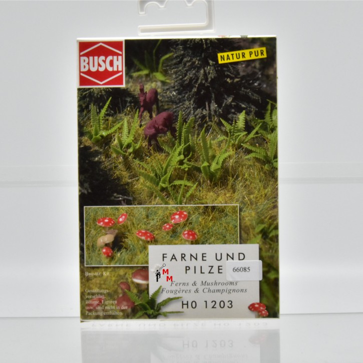 Busch 1203 Farne und Pilze H0, (66085)