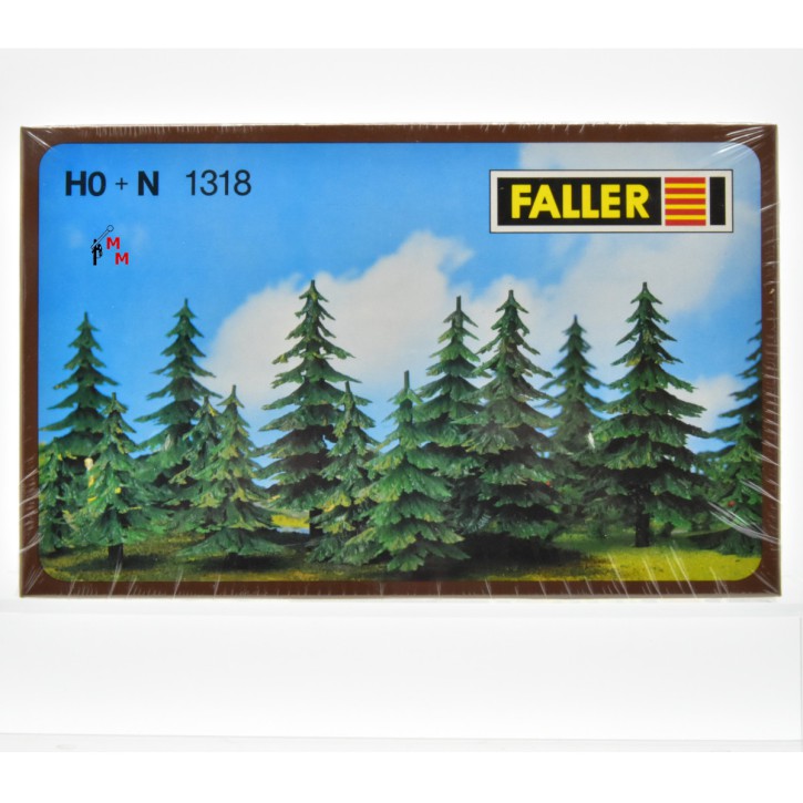 Faller 1318 Bausatz 8 Tannen H0/N, (70156)