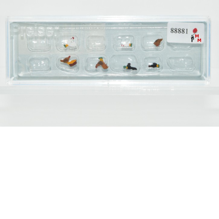 Preiser 14168Hühner und Hähne, (88881)