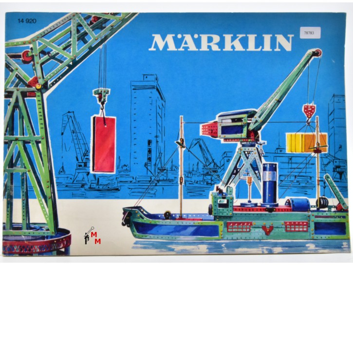 Märklin 14920 Illustrierten Katalog, der Bauanleitungen Metallbaukästen 1011, (78783)