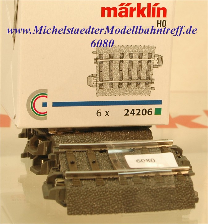 Märklin 24206 Gebogenes Gleis R2, 5,7°, (6080)