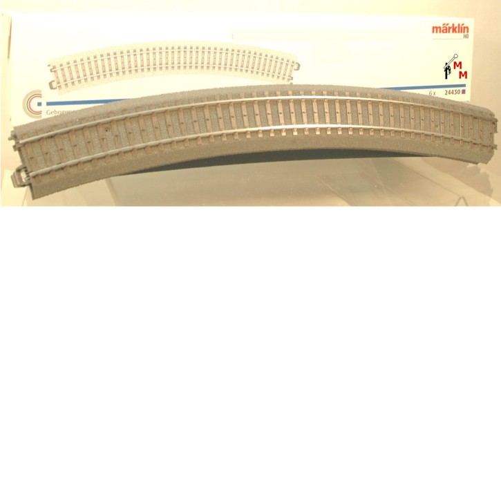 Märklin 24430 Gebogenes Gleis R4, 30°, (6071)