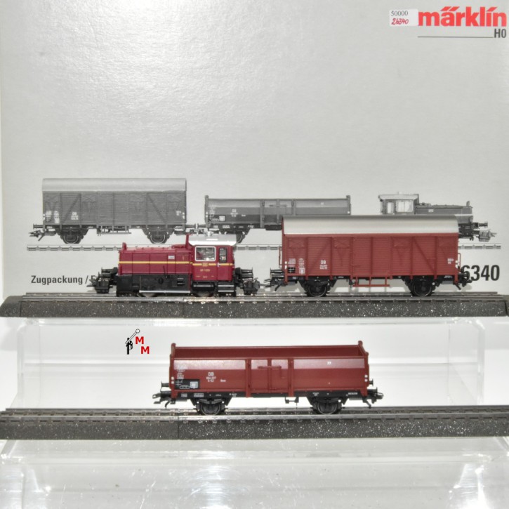 Märklin 26340 Zugpackung Köf III mit 2 Güterwagen Ep.III, (50000)