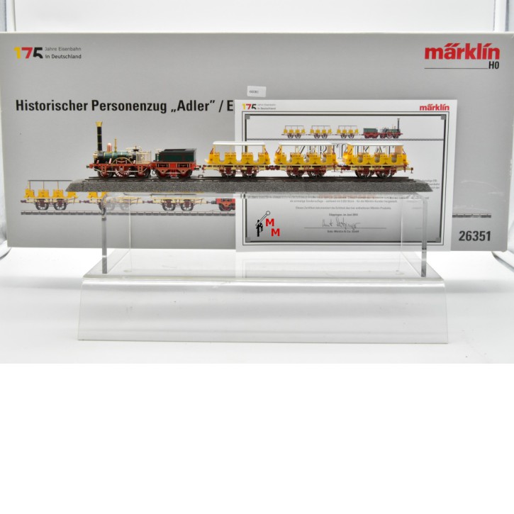 Märklin 26351 Historischer Personenzug "Adler als Museumszug der DB AG", , (66081)